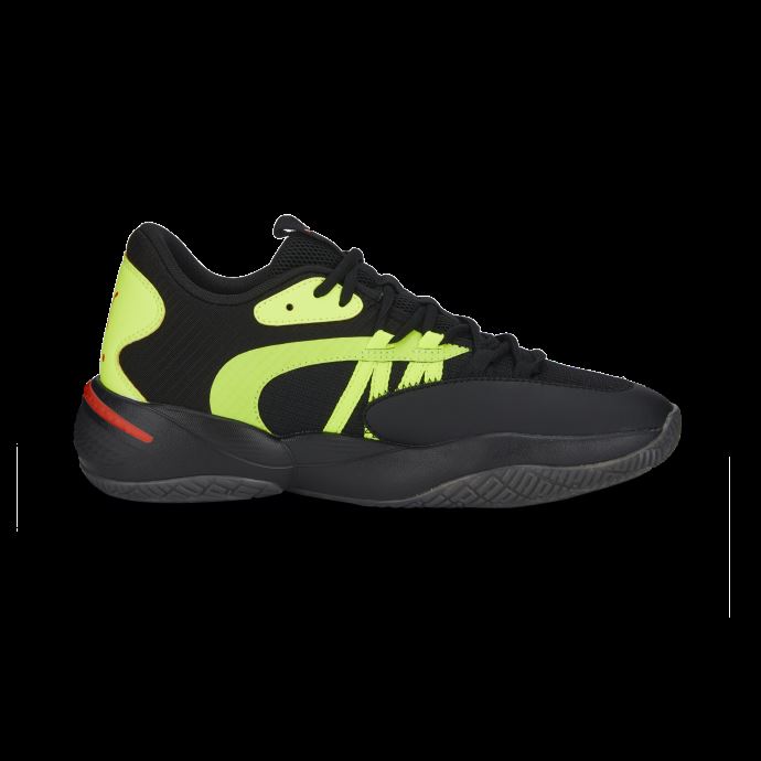 Chaussures De Basketball Puma Canada Court Rider 2.0 Glow Stick Black-lime Squeeze
