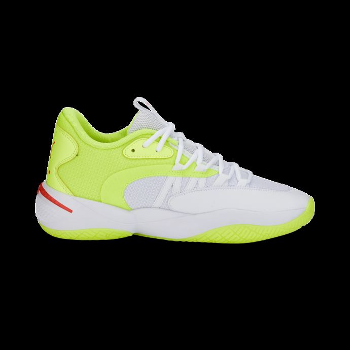 Chaussures De Basketball Puma Canada Court Rider 2.0 Glow Stick White-lime Squeeze
