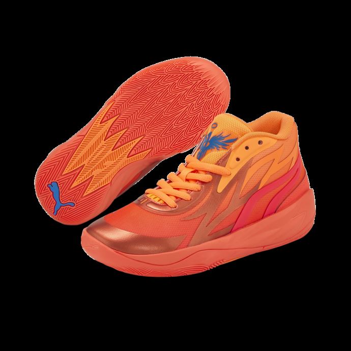 Puma Canada Mb.02 Chaussures De Basket Jeunesse Firey Coral-ultra Orange