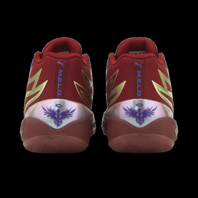 Chaussures De Basketball Mb.02 Phoenix Rouge Intense-métallique Or Puma Canada
