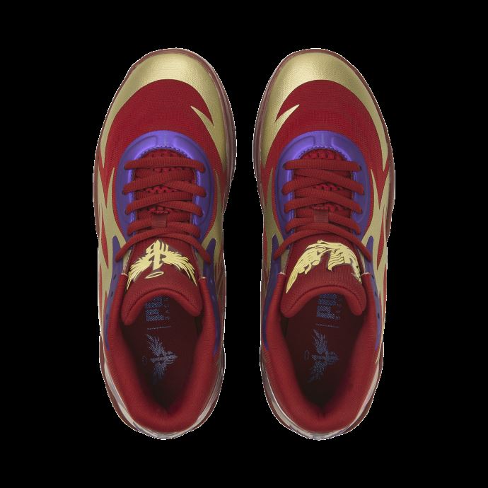 Chaussures De Basketball Mb.02 Phoenix Rouge Intense-métallique Or Puma Canada
