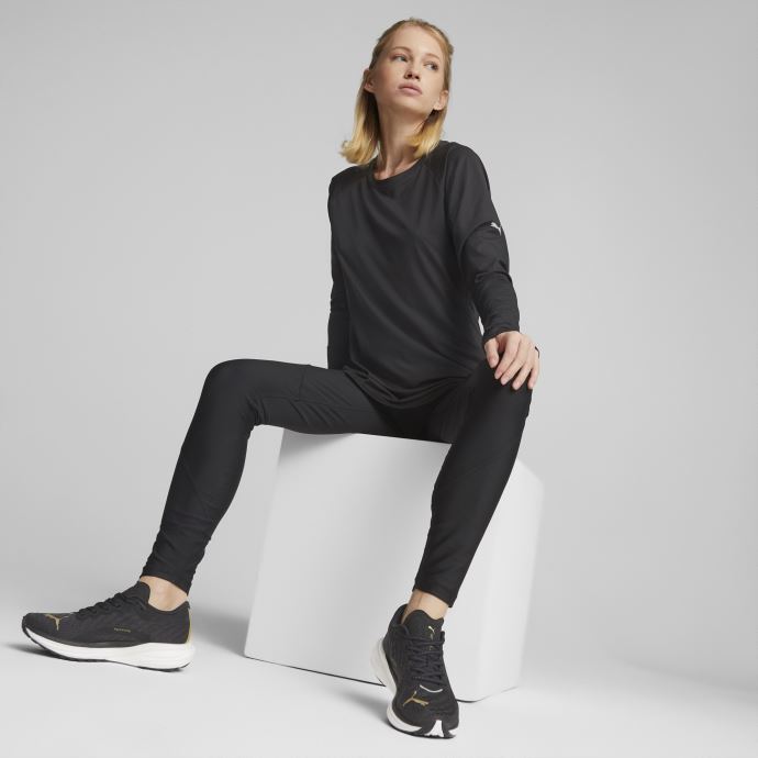 Puma Canada Noir Deviate Nitro 2 Chaussures De Course Larges Femmes
