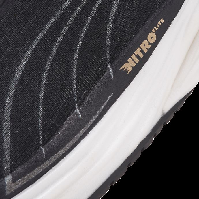 Puma Canada Noir Deviate Nitro 2 Chaussures De Course Larges Femmes
