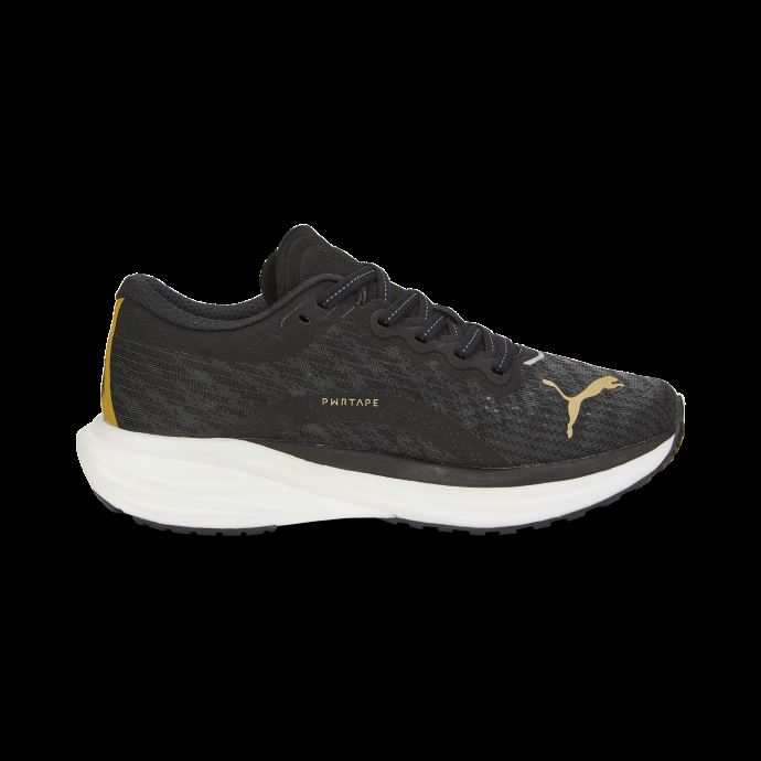 Puma Canada Noir Deviate Nitro 2 Chaussures De Course Larges Femmes
