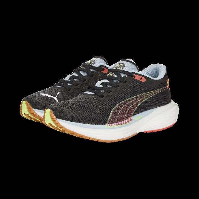 Puma Canada X First Mile Deviate Nitro 2 Chaussures De Course Pour Femmes Black-fizzy Apple-firelight
