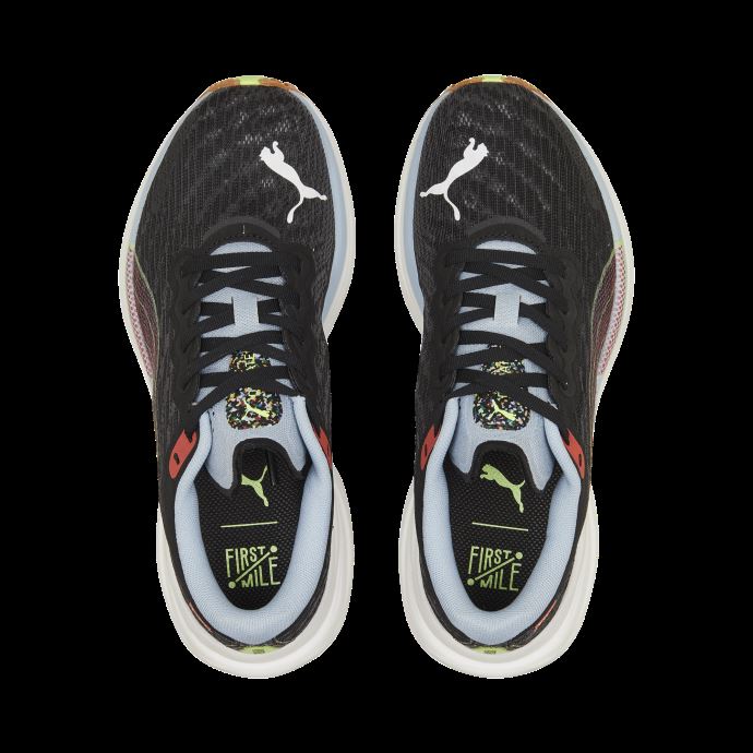 Puma Canada X First Mile Deviate Nitro 2 Chaussures De Course Pour Femmes Black-fizzy Apple-firelight
