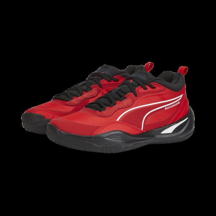 Chaussures De Basketball Puma Canada Playmaker Pro Rouge Jet Noir à Haut Risque