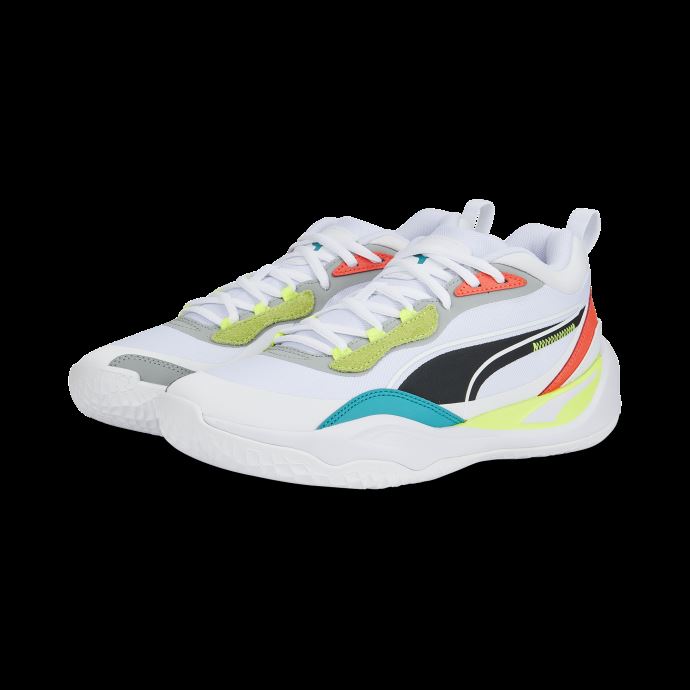 Chaussures De Basketball Playmaker Pro Blanc-fiery Coral Puma Canada