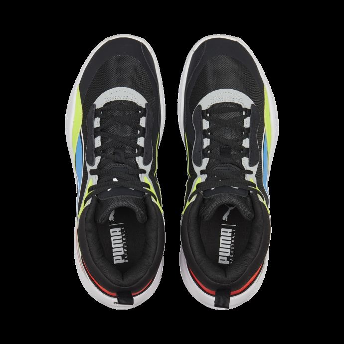 Chaussures De Basketball Puma Canada Playmaker Pro Jet Black-lime Squeeze
