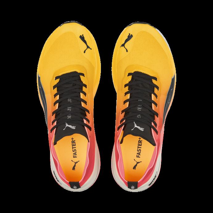 Puma Canada Sun Stream-sunset Glow Deviate Nitro Elite Fireglow Chaussures De Course Femmes
