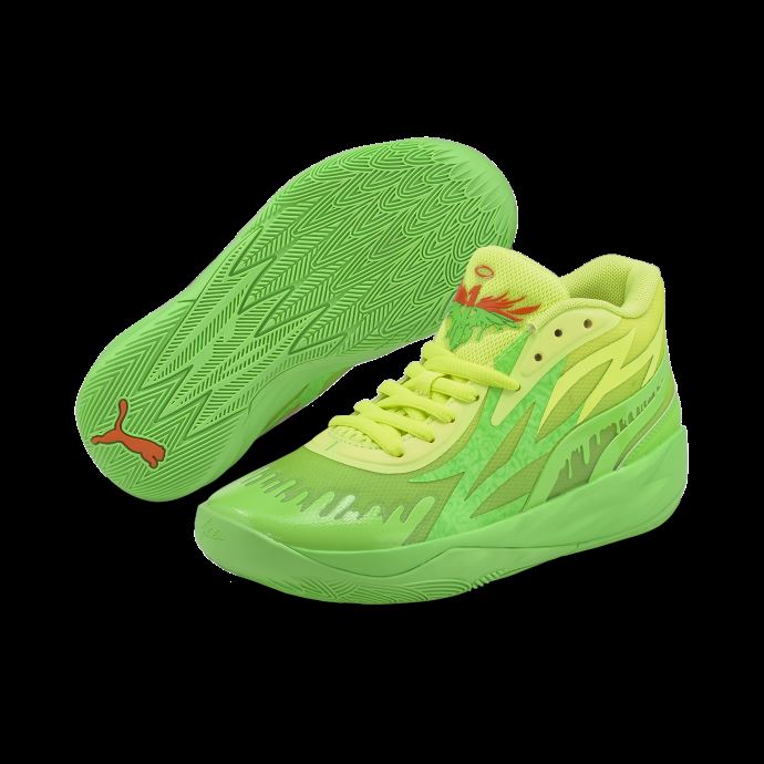 Chaussures De Basket-ball Mb.02 Slime Big Pour Enfants Fluro Green-lime Squeeze Puma Canada
