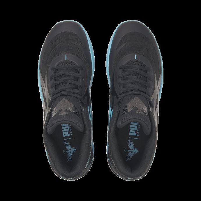 Atoll Mb.02 Phenom Chaussures De Basket Noir-bleu Puma Canada
