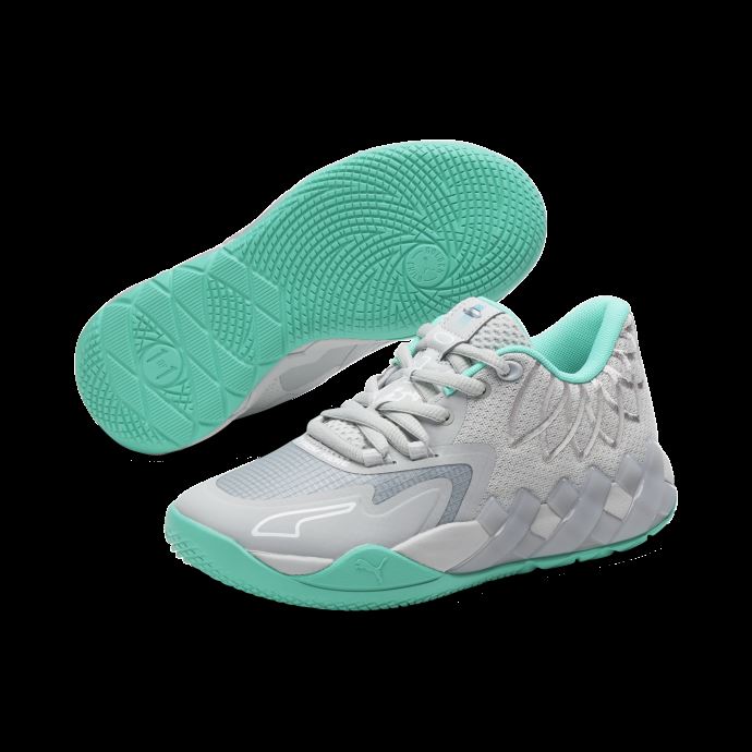 High Rise-aqua Green Puma Canada Mb.01 Lo Ufo Basketball Shoes Big Kids