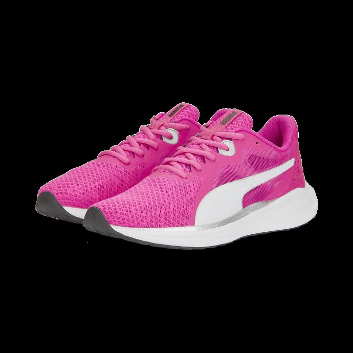 Ravish-blanc-noir Puma Canada Twitch Runner Chaussures De Course Fraîches