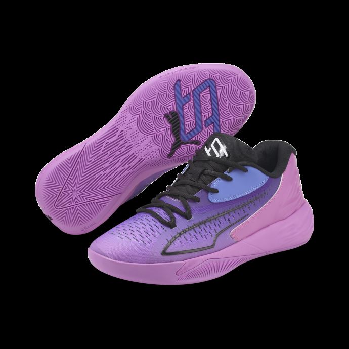 Puma Canada Stewie 1 Causant Des Problèmes Chaussures De Basketball Pour Femmes Mauve Pop-noir
