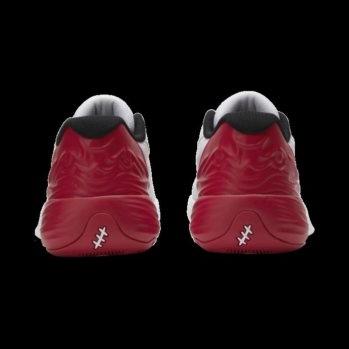 Baskets De Basketball Puma Canada Stewie 1 Team Blanc-tango Rouge Pour Femme
