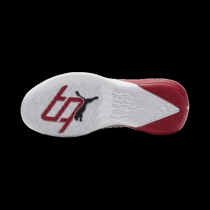 Baskets De Basketball Puma Canada Stewie 1 Team Blanc-tango Rouge Pour Femme
