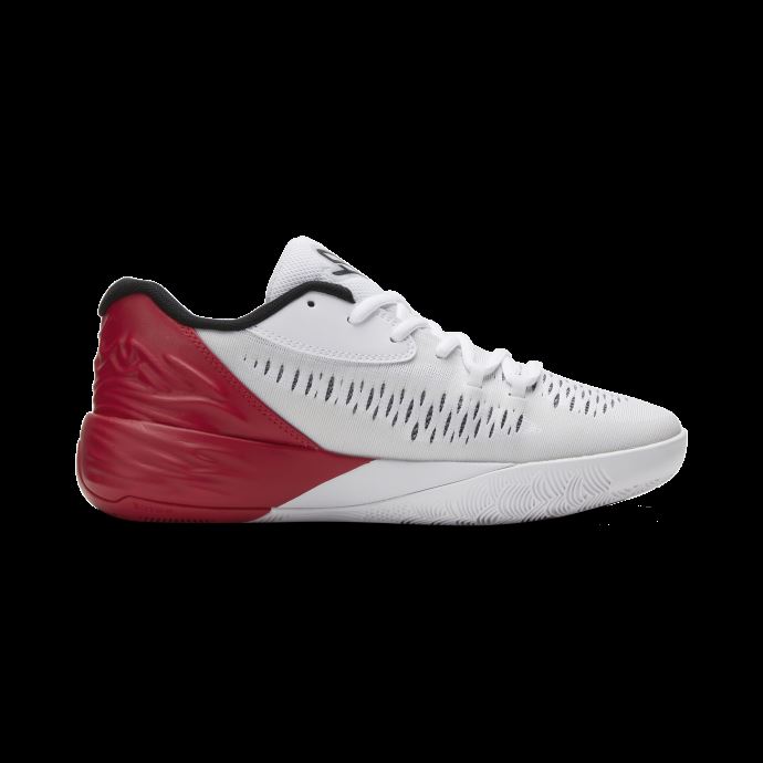 Baskets De Basketball Puma Canada Stewie 1 Team Blanc-tango Rouge Pour Femme
