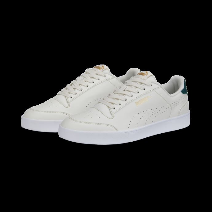 Shuffle Baskets Perforées Puma Canada Gris-varsity Vert-team Or