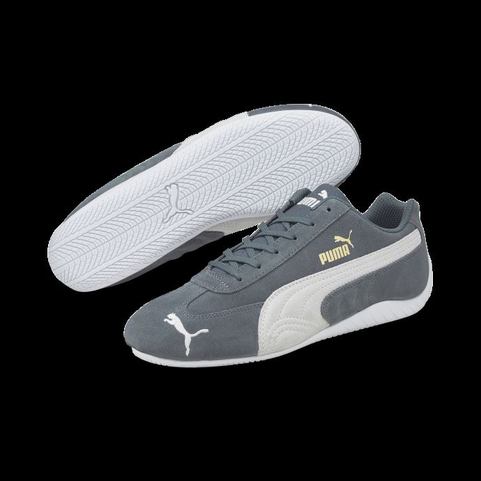 Puma Canada Speedcat Ls Chaussures De Conduite Ardoise Foncé-blanc