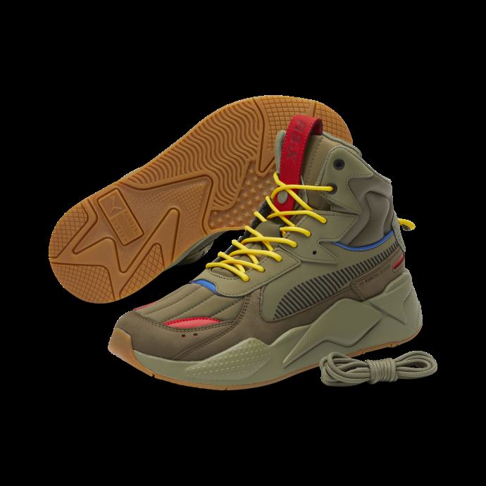 Baskets Puma Canada Rs-x Mid Vert Lichen Profond-noir