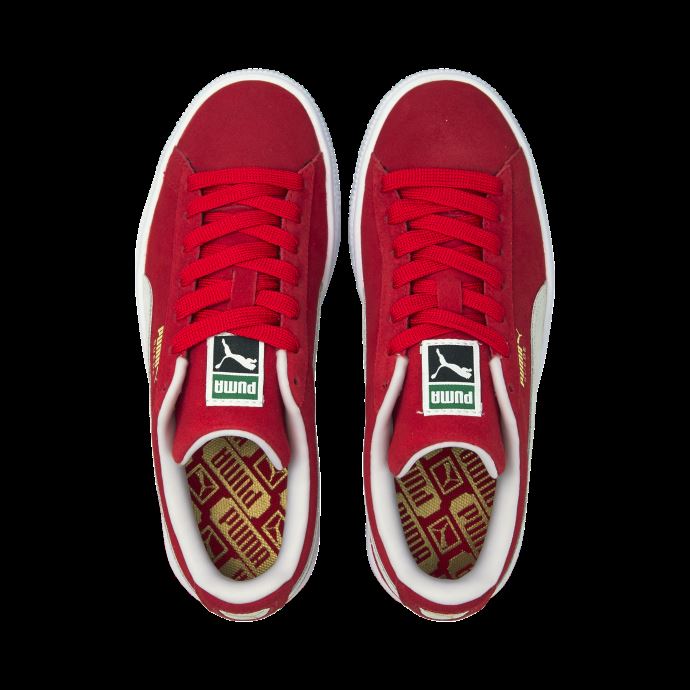 Baskets Classic Xxi En Daim Rouge Et Blanc à Haut Risque Puma Canada
