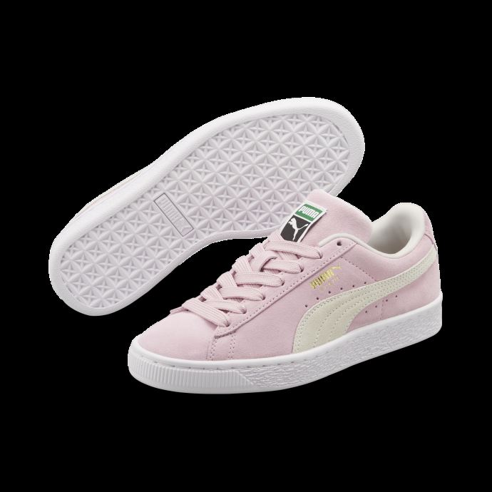 Baskets Classic Xxi En Daim Rose Femme-blanc Puma Canada