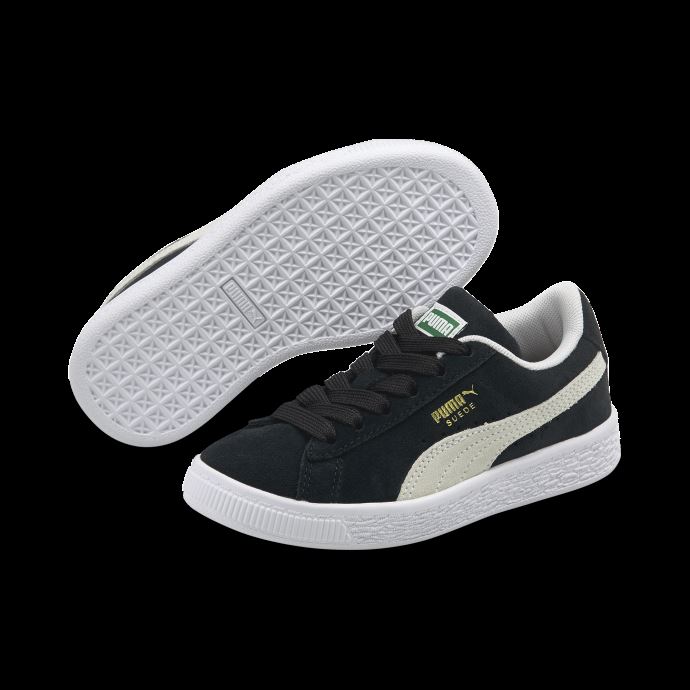 Puma Canada Suede Classic Xxi Petites Chaussures Enfant Noir-blanc