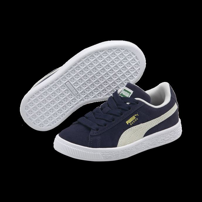 Peacoat-white Suede Classic Xxi Chaussures Pour Petits Enfants Puma Canada