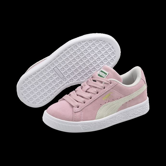 Daim Classic Xxi Chaussures Pour Petits Enfants Pink Lady-white Puma Canada
