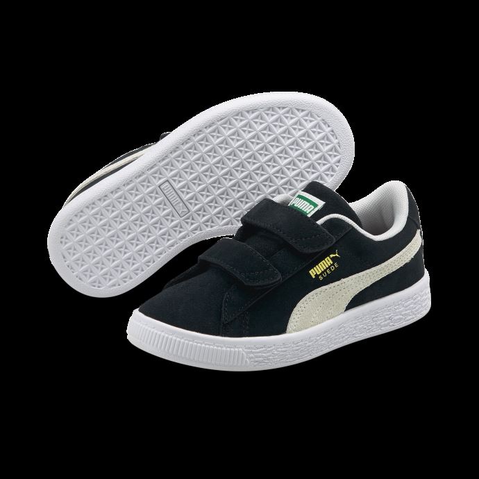 Baskets Enfant Puma Canada Classic Xxi Daim Noir Blanc