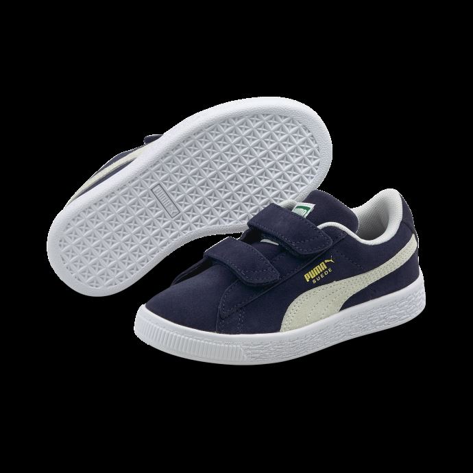 Baskets Puma Canada Peacoat-white Suede Classic Xxi Pour Enfants