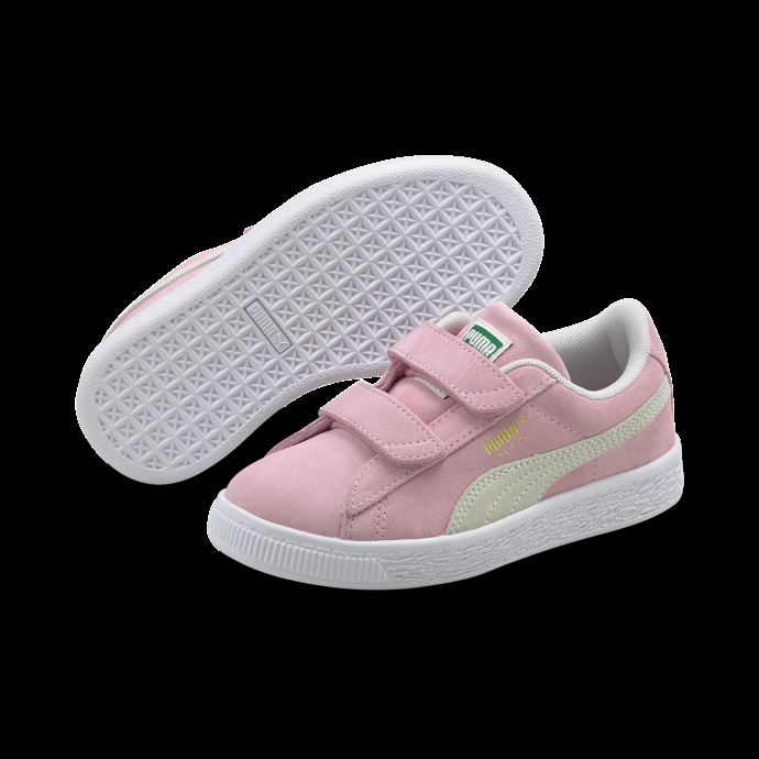 Baskets Enfant Puma Canada Suede Classic Xxi Rose Dame-blanc