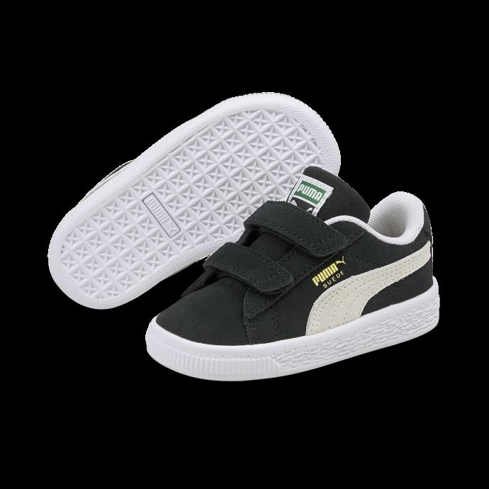 Puma Canada Baskets Pour Bébés Classic Xxi En Daim Noir Et Blanc