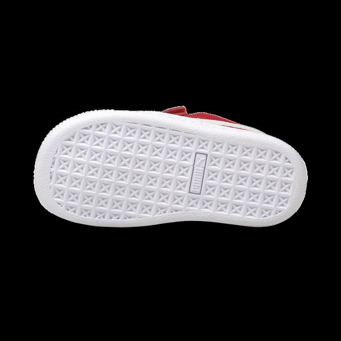 Baskets Bébé Puma Canada Classic Xxi Daim Rouge-blanc à Haut Risque

