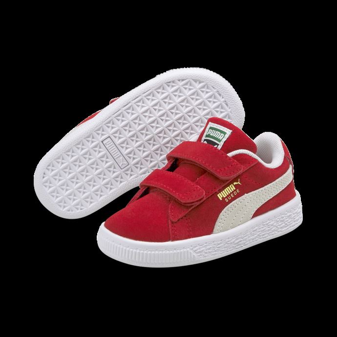 Baskets Puma Canada High Risk En Daim Rouge-blanc Classic Xxi Pour Bébé