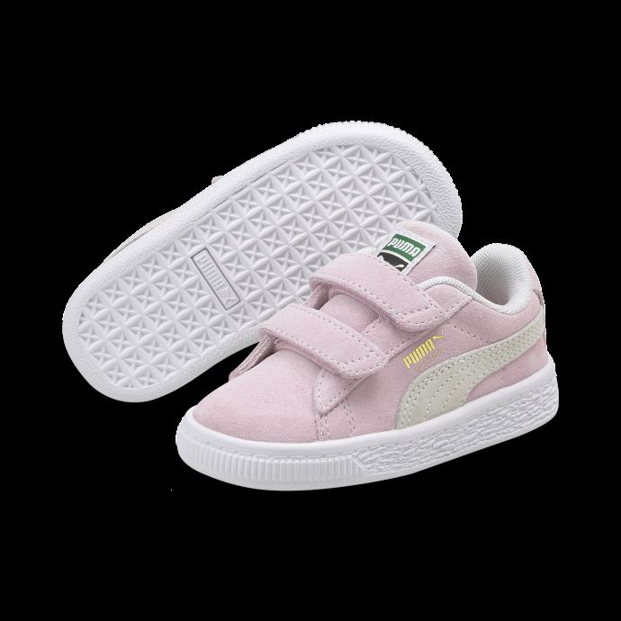 Puma Canada Daim Classic Xxi Ac Rose Dame-blanc Chaussures Pour Tout-petits
