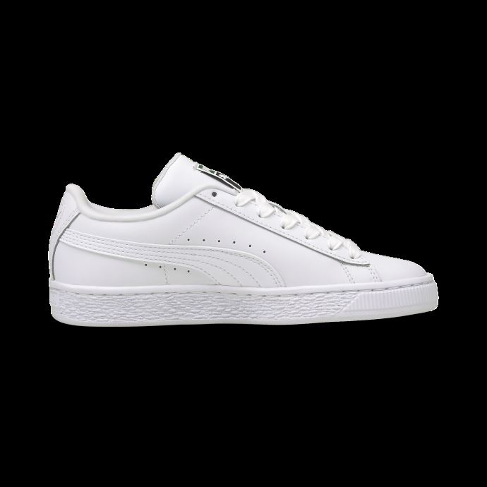 Baskets Puma Canada Blanc-blanc Basket Classic Xxi Jeunesse
