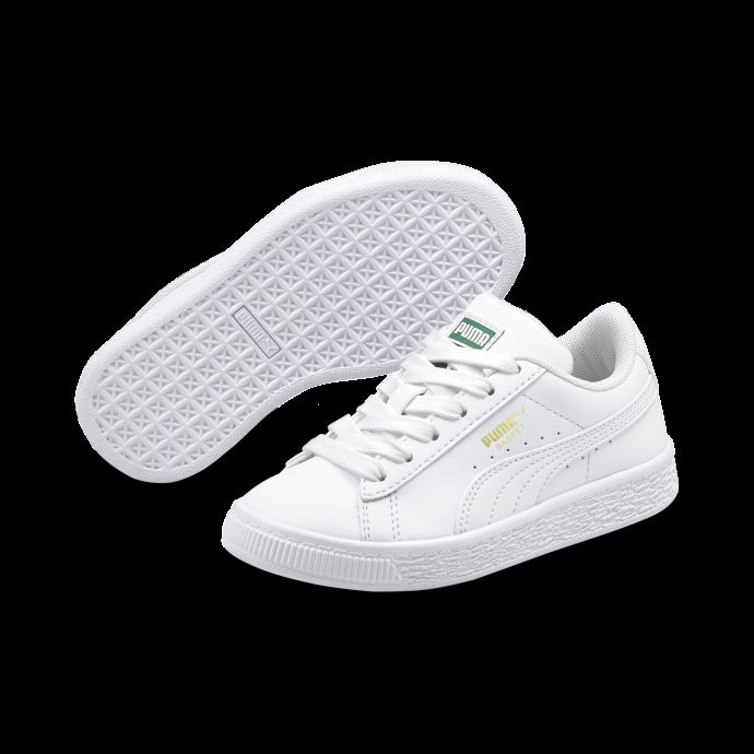Baskets Enfant Puma Canada Basket Classic Xxi Blanc-blanc