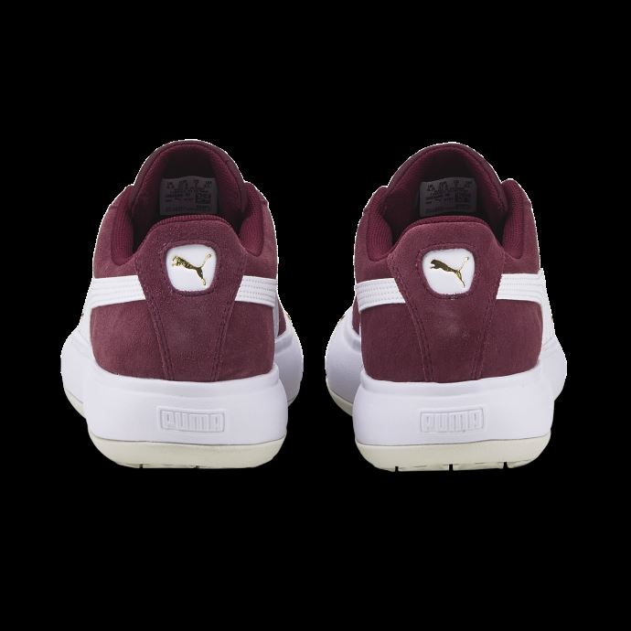 Puma Canada Raisin Vin-blanc-gris Daim Mayu Baskets Pour Femmes
