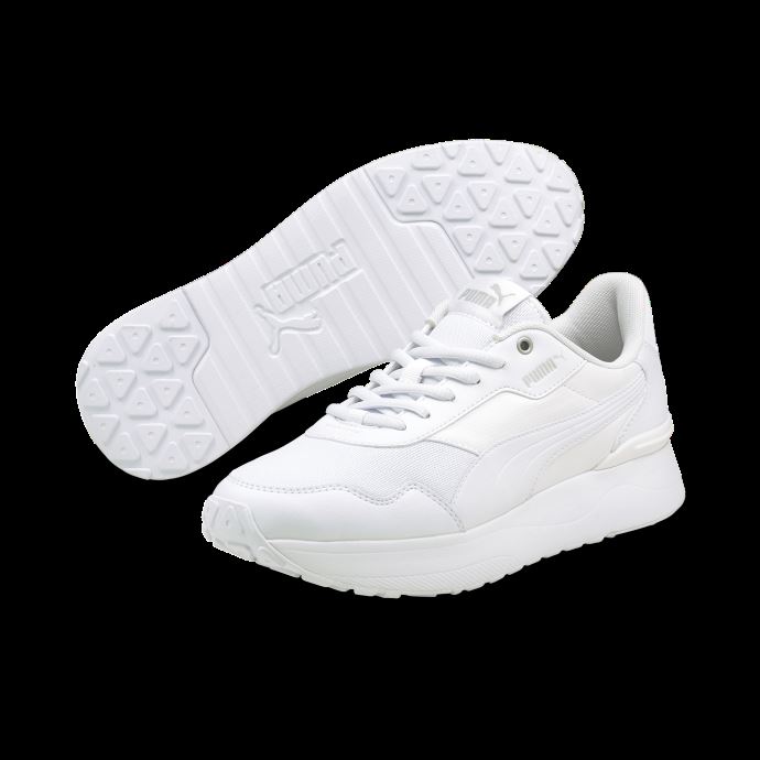 Puma Canada Baskets Femme Blanc-blanc-gris Violet R78 Voyage