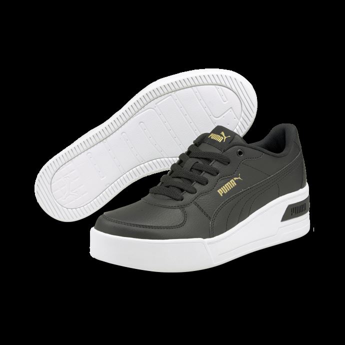 Baskets Compensées Skye Pour Femmes Puma Canada Noir-noir