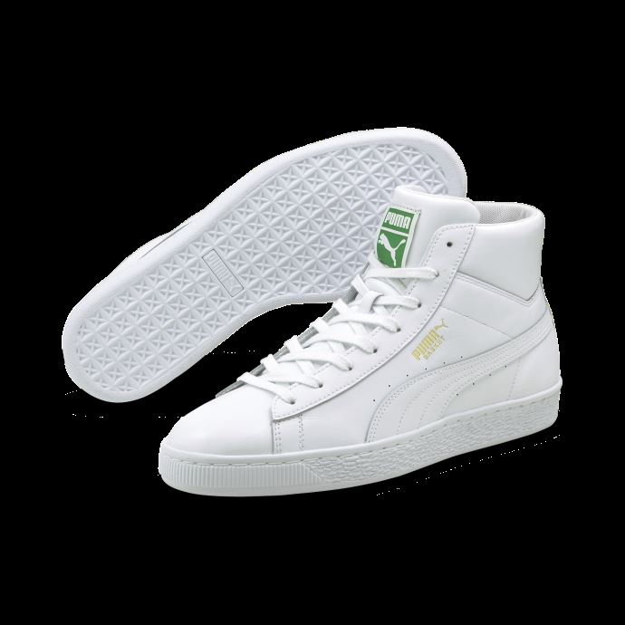 Baskets Puma Canada Basket Mid Xxi Pour Hommes Blanc-blanc