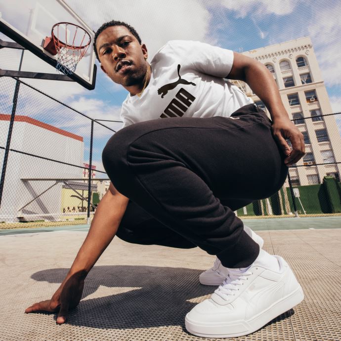 Baskets Puma Canada Blanc-gris Violet Caven
