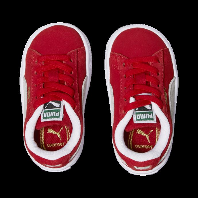 Baskets Bébé Puma Canada Daim Classic Xxi High Risk Rouge-blanc
