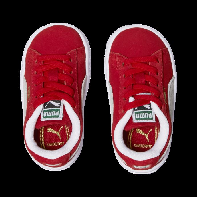 Chaussures Pour Tout-petits En Daim Rouge-blanc Classique Xxi à Haut Risque Puma Canada
