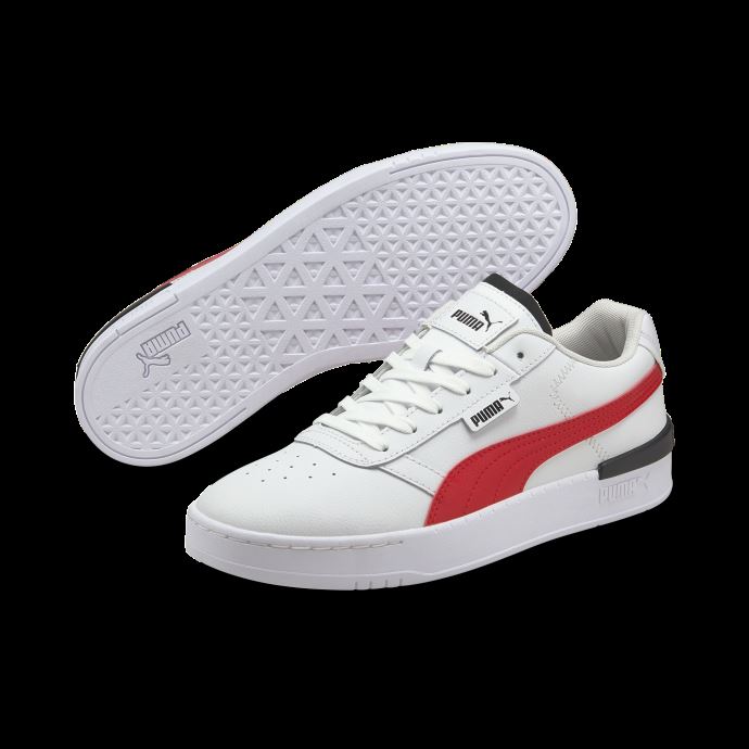 Baskets Clasico Blanc-haut Risque Rouge-noir Puma Canada