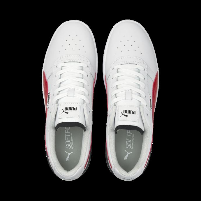 Baskets Clasico Blanc-haut Risque Rouge-noir Puma Canada
