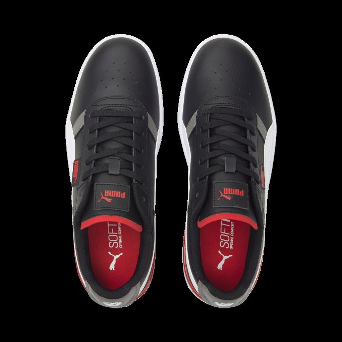 Baskets Clasico Puma Canada Noir-blanc-acier Gris-rouge
