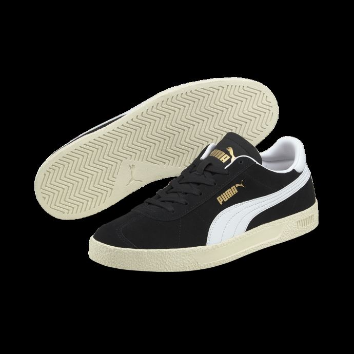 Baskets Club Noir-blanc-or-ivoire Lueur Puma Canada